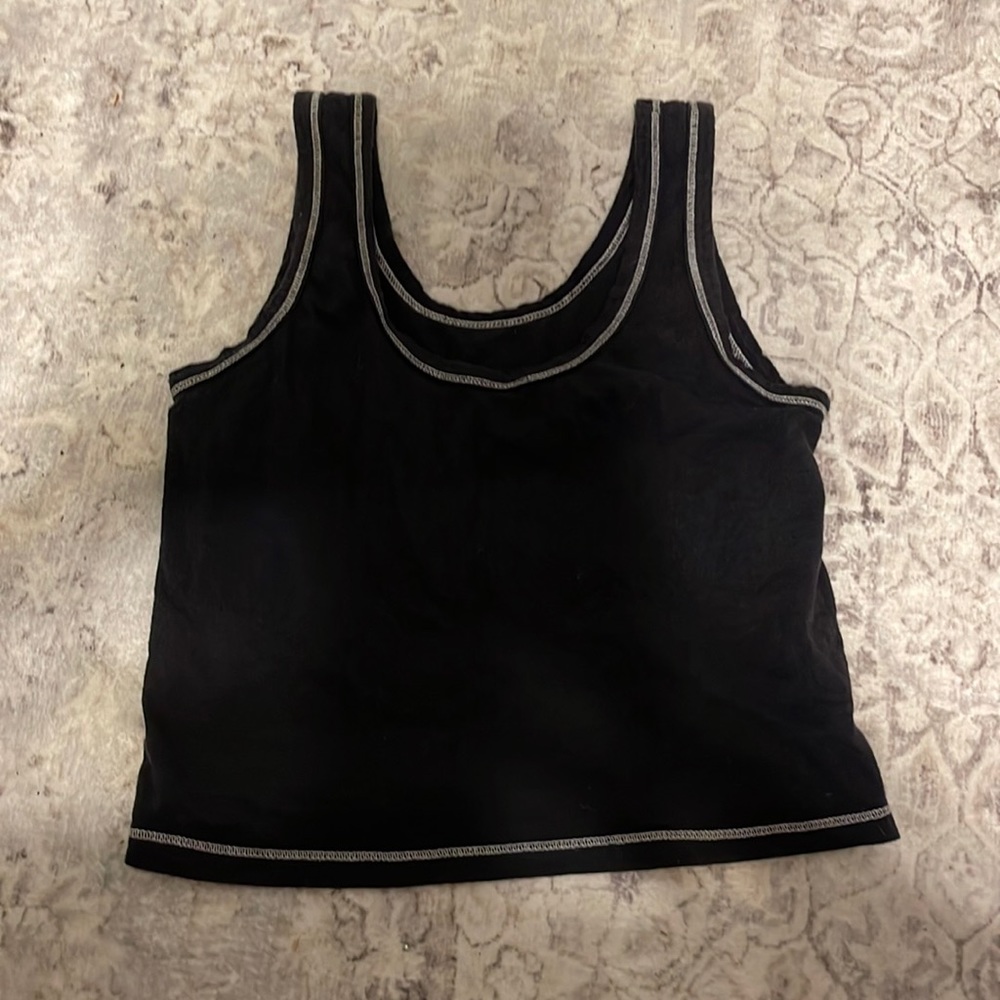 Black crop top